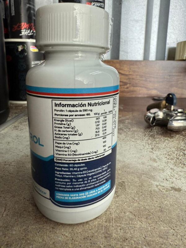Grizzly Bear NAD+ Resveratrol 60 Cápsulas