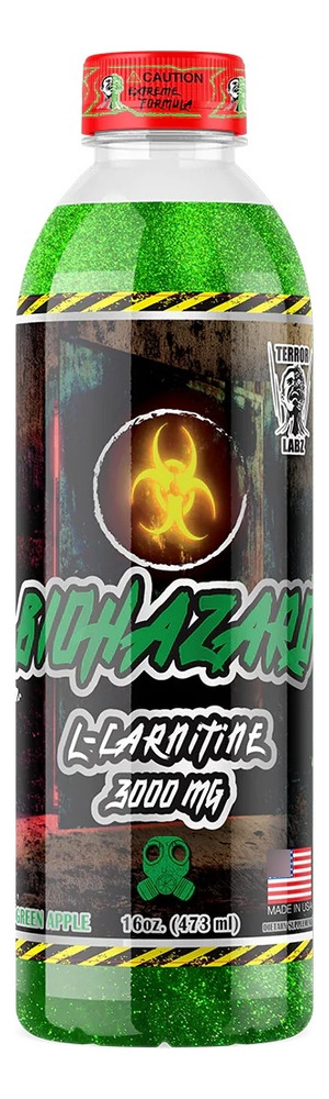 997021-MLA73735130572_012024 Terror Labz Biohazard L-Carnitine 3000mg Carnitina