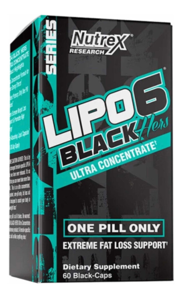 Lipo 6 Black Hers Uc Nutrex (60 Capsulas) Oferta! Sin Sabor