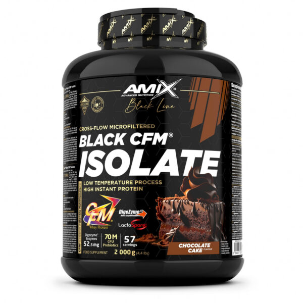 black-line-black-cfm-isolate-3857 Amix Black CFM Isolate 2 lb / 4 lb Proteína Aislada