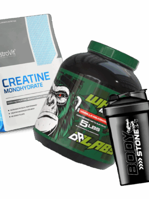 Pack creatina 300g +whey Dr labs 5 lb + shaker