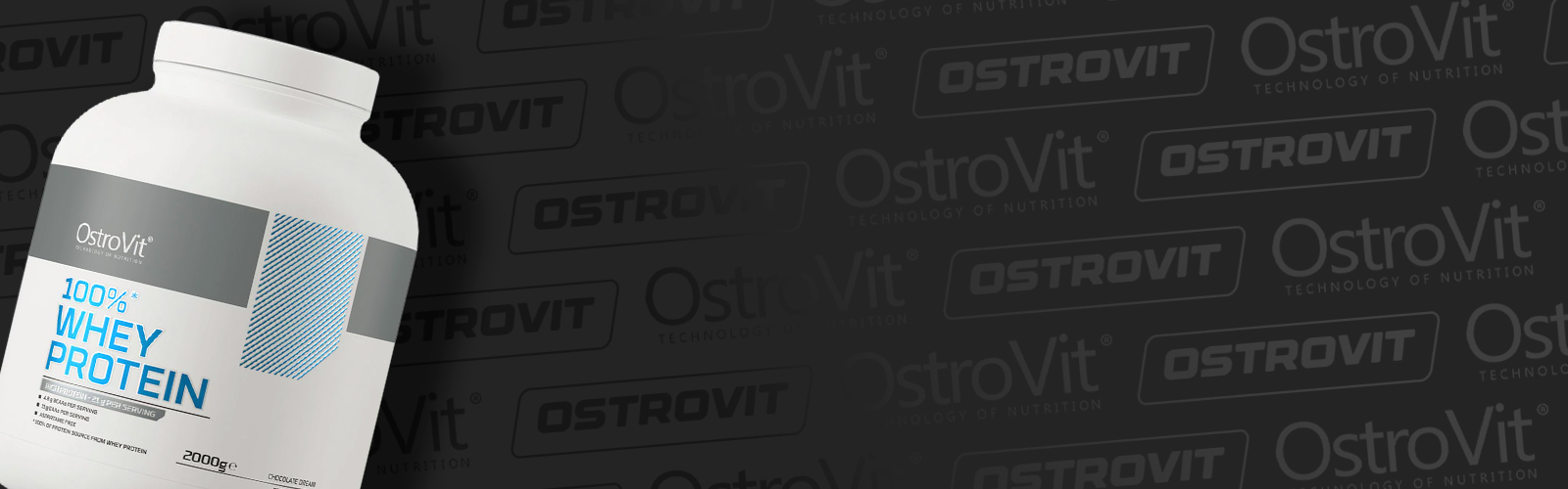 1 Whey protein ostrovit 4 lbs + 1 creatine stone 300g + 1 shaker