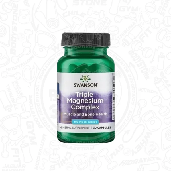 Swanson Triple Magnesium Complex 400mg Suplemento