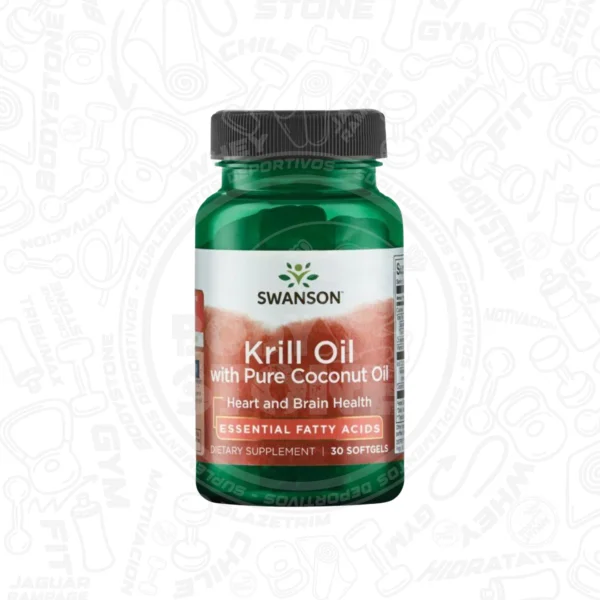 Swanson Krill Oil + Pure Coconut Oil Suplemento