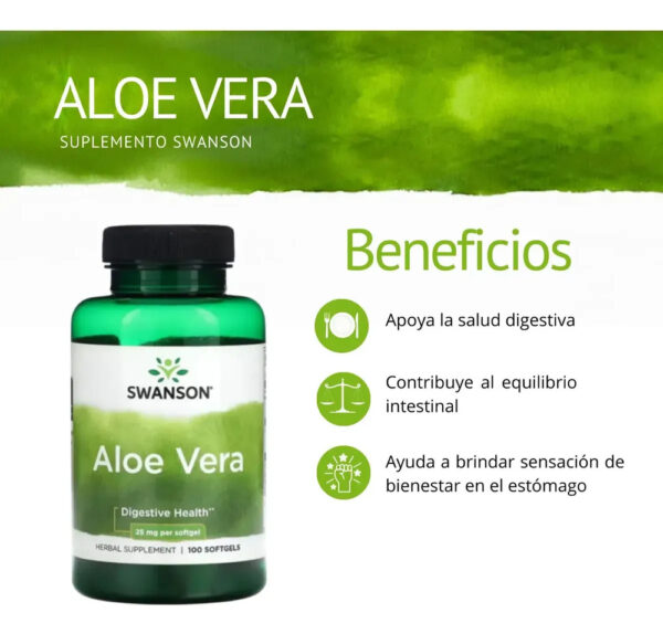 Swanson Aloe Vera Suplemento