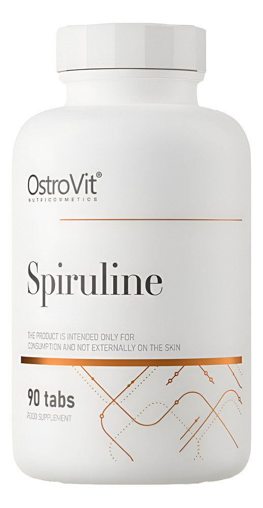 633507-MLA95100511688_102025 OstroVit Spirulina Suplemento 43g 90 Caps