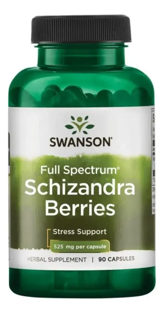Swanson Schizandra Berries 525mg Suplemento
