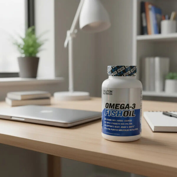 Omega-3 Fish Oil Evlution Nutrition ( Vence Fin De Año) Sin Sabor