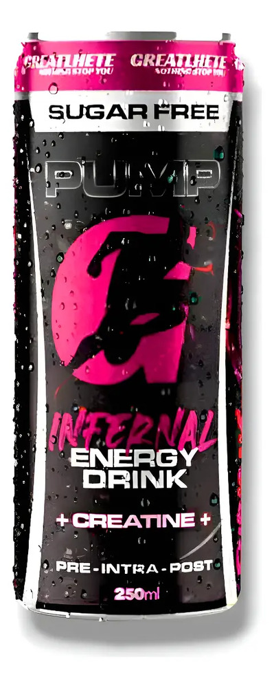Greatlhete Energy Drink + Creatina Unidad Bebida Energética