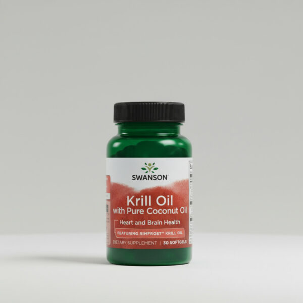 Swanson Krill Oil + Pure Coconut Oil Suplemento