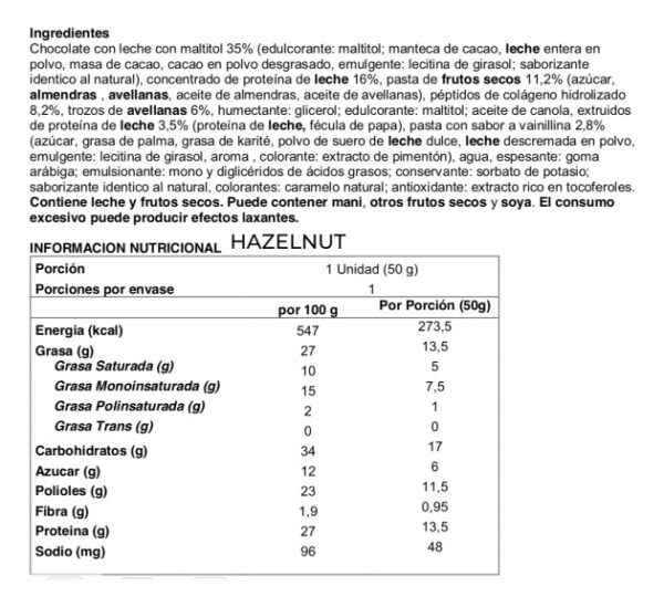 Deluxe Space Protein Hazelnut ( Unidad)