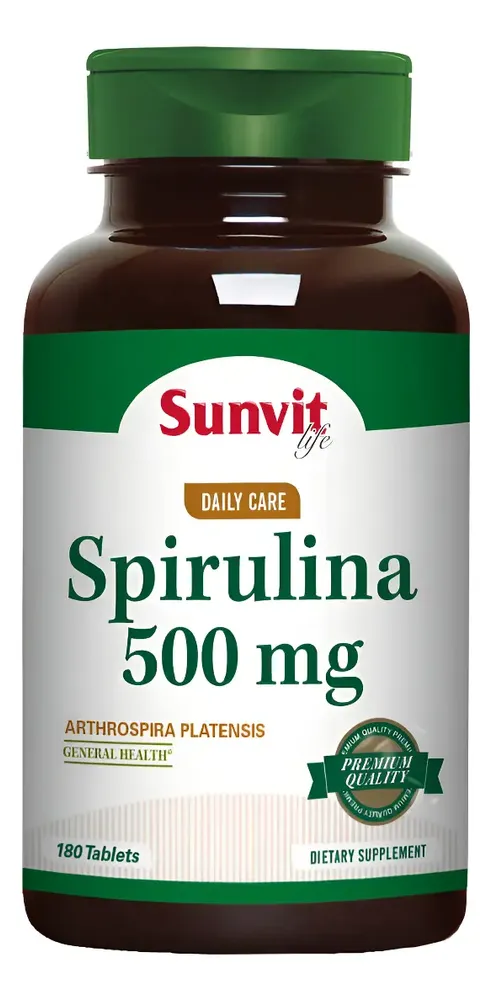 SunVit Spirulina 500mg 180 Tabs