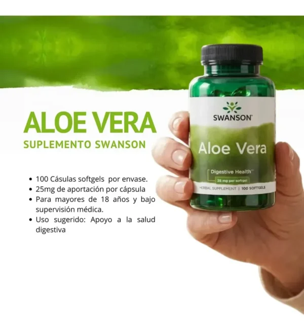 Swanson Aloe Vera Suplemento
