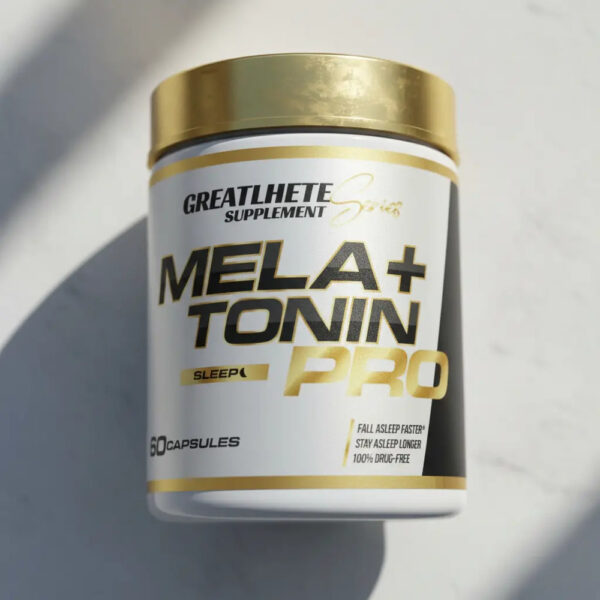 Greatlhete Mela+Tonin Pro 60 Cápsulas Melatonina