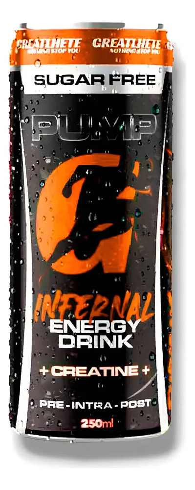 Greatlhete Energy Drink + Creatina Unidad Bebida Energética
