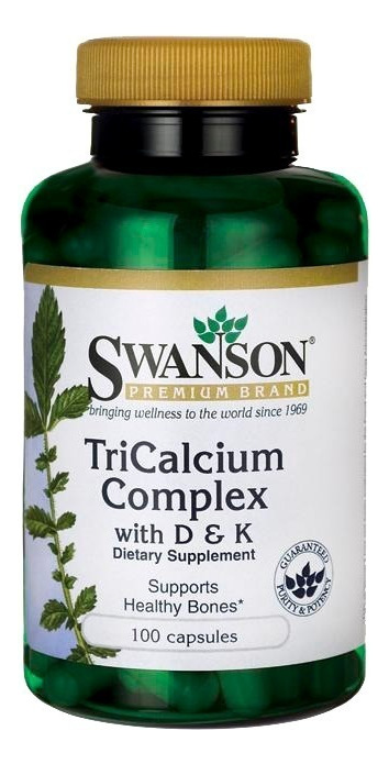 Swanson Calcium with Vitamins D&K Suplemento