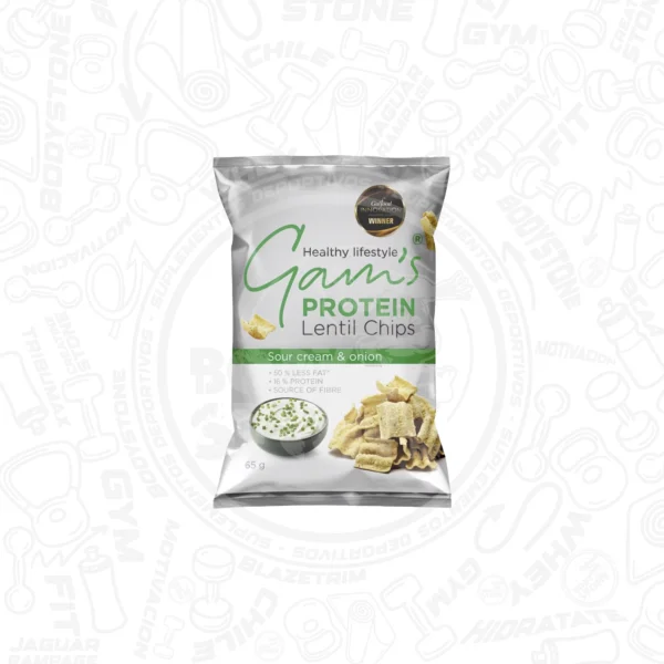 GAMS Protein Lentil Chips 65g | Snack Proteico de Lentejas
