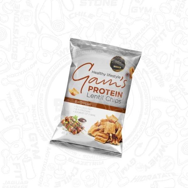 GAMS Protein Lentil Chips 65g | Snack Proteico de Lentejas