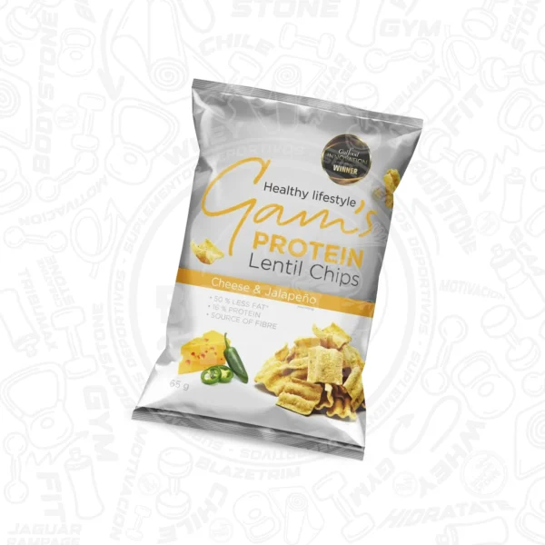 GAMS Protein Lentil Chips 65g | Snack Proteico de Lentejas