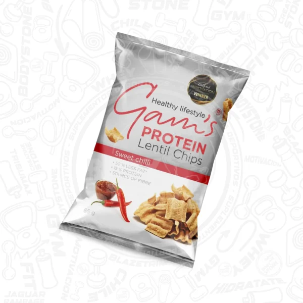 GAMS Protein Lentil Chips 65g | Snack Proteico de Lentejas